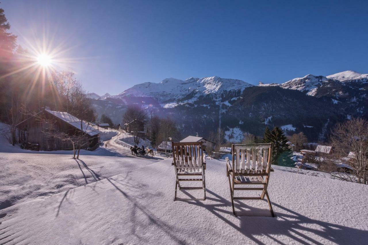 Chalet Roossi 3 Daire Wengen Dış mekan fotoğraf