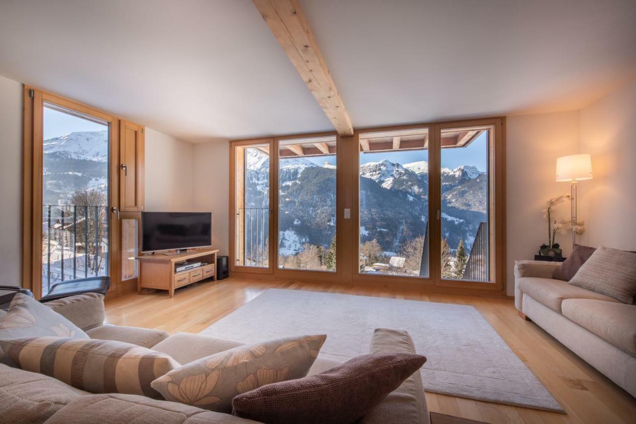 Chalet Roossi 3 Daire Wengen Dış mekan fotoğraf