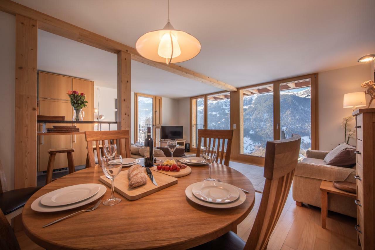 Chalet Roossi 3 Daire Wengen Dış mekan fotoğraf