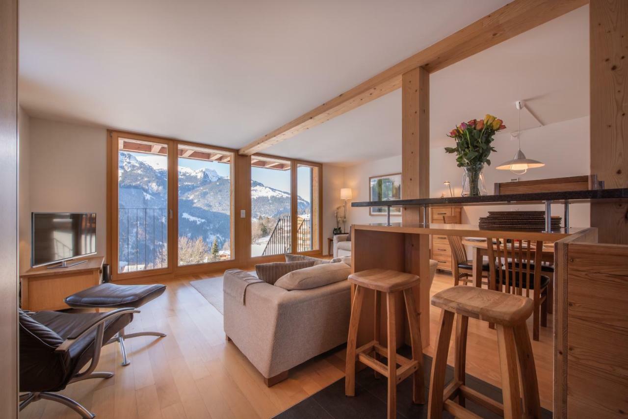 Chalet Roossi 3 Daire Wengen Dış mekan fotoğraf