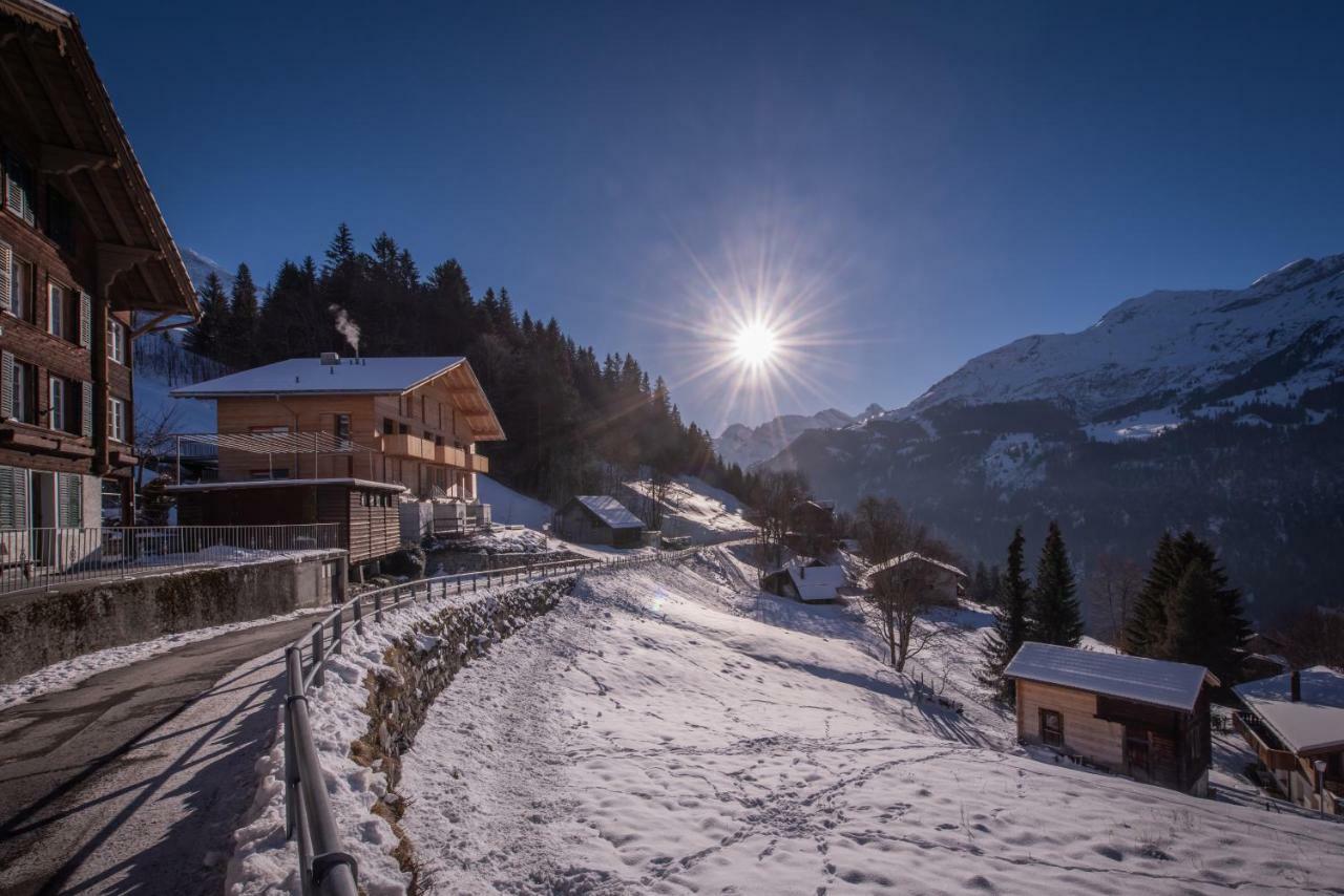 Chalet Roossi 3 Daire Wengen Dış mekan fotoğraf